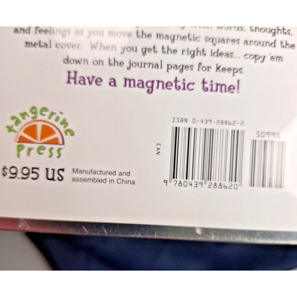 Y2K Magnetic Journal 2002 Scholastic Sealed Spiral Vintage Metal Unopened NOS